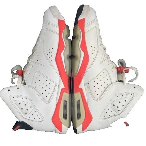 Size 5 (GS) - Jordan 6 Retro Mid White Infrared - Picture 3 of 6